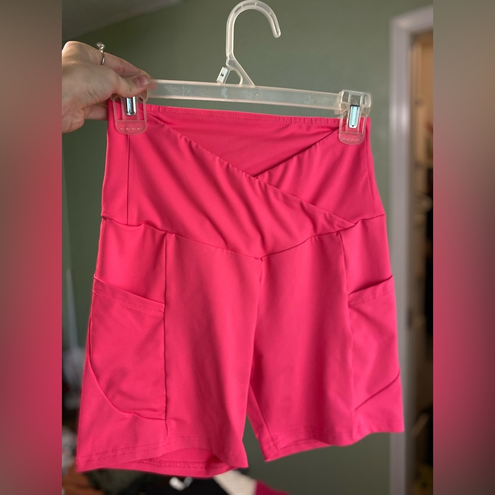 Hot Pink Biker Shorts 🌸